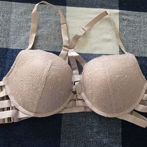 Elegant Lace Beige Bra Victoria Secrets